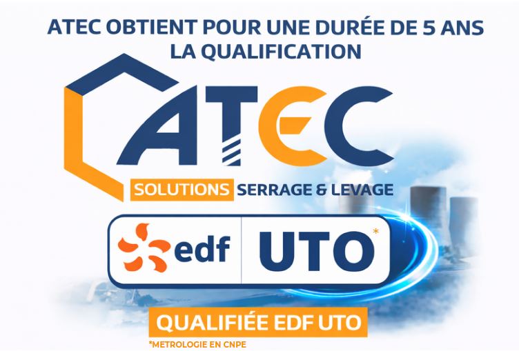 ATEC obtient la qualification EDF Nucléaire !