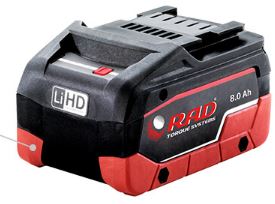 Chargeur et batterie pour clés à contrôle de couple RAD